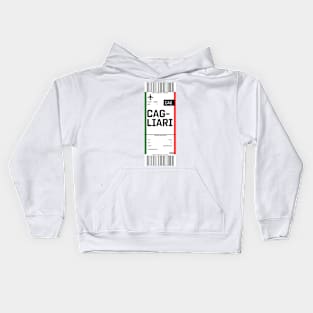 Boarding pass for Cagliari Kids Hoodie